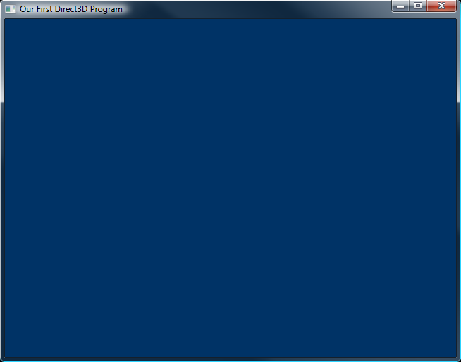 Our Direct3D Program, Now in Color  